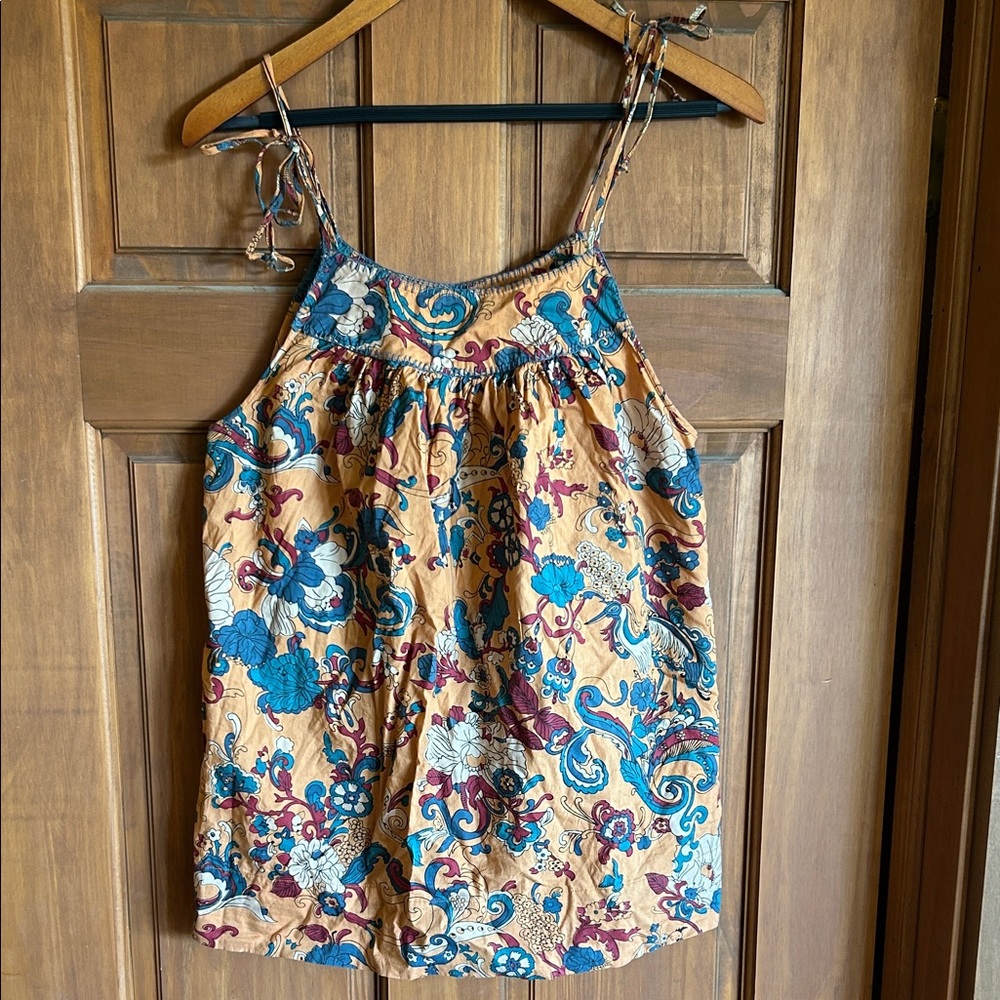 Lucky Brand Floral Print Women's Cotton Top
